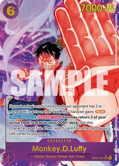 Monkey.D.Luffy (061) (Alternate Art) card art