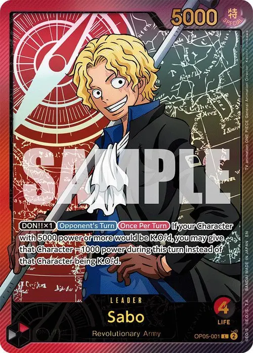 Sabo (SP) card art