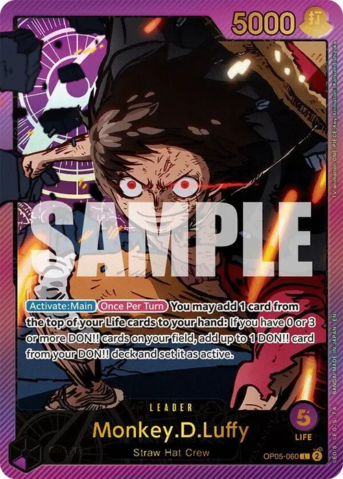 Monkey.D.Luffy (SP) card art