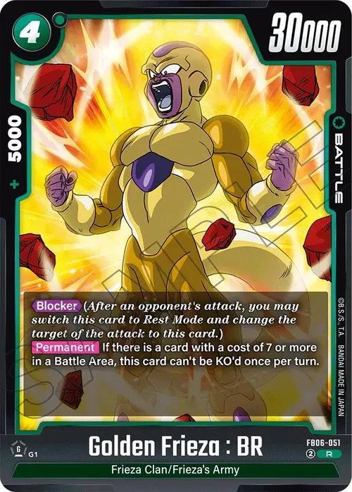 Golden Frieza : BR card art