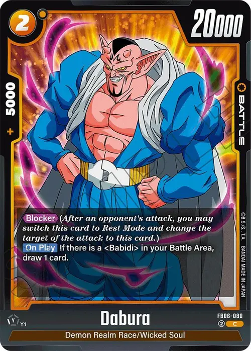 Dabura card art
