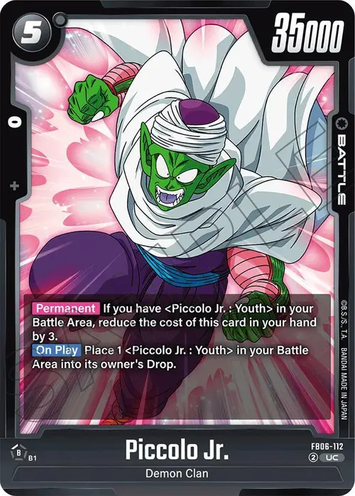 Piccolo Jr. card art