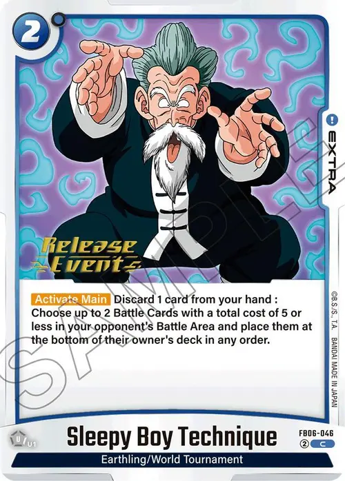 Sleepy Boy Technique card art