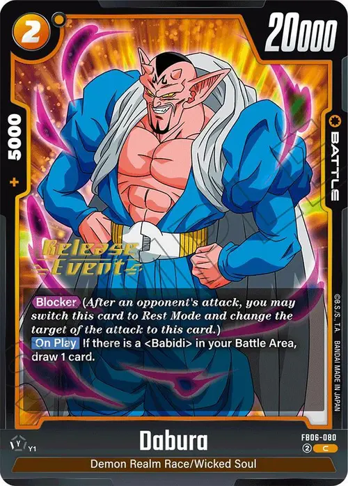 Dabura card art