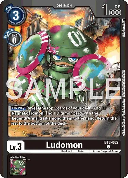 Ludomon card art