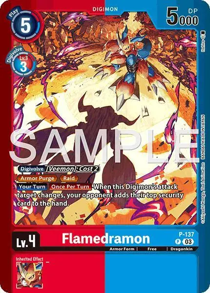 Flamedramon card art