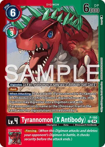 Tyrannomon (X Antibody) card art
