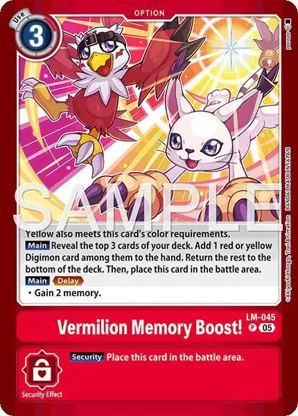 Vermillion Memory Boost! card art