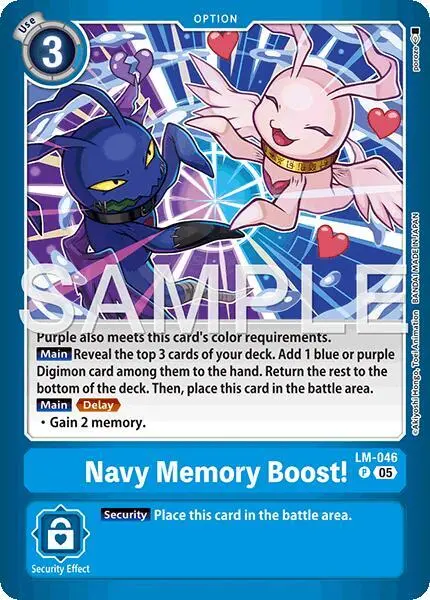 Navy Memory Boost! card art