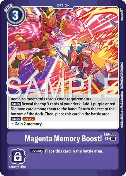 Magenta Memory Boost! card art