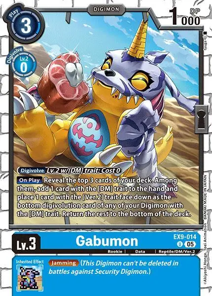 Gabumon card art