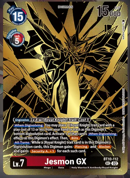 Jesmon GX (Tamer's Evolution Box -Rise of Digimon-) card art
