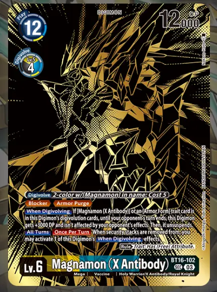 Magnamon (X Antibody) (Tamer's Evolution Box -Rise of Digimon-) card art