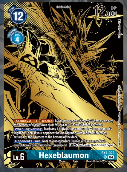 Hexeblaumon (Tamer's Evolution Box -Rise of Digimon-) card art