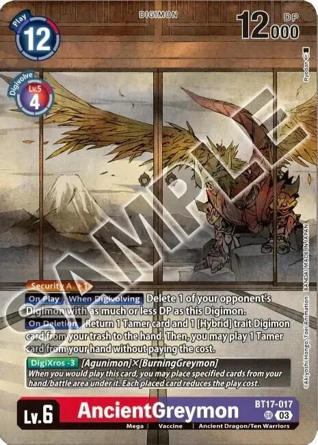 AncientGreymon (Tamer's Selection Box Ver. Championship 2024) card art