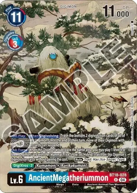 AncientMegatheriummon (Tamer's Selection Box Ver. Championship 2024) card art