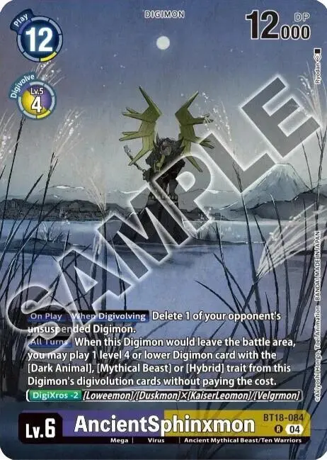 AncientSphinxmon (Tamer's Selection Box Ver. Championship 2024) card art