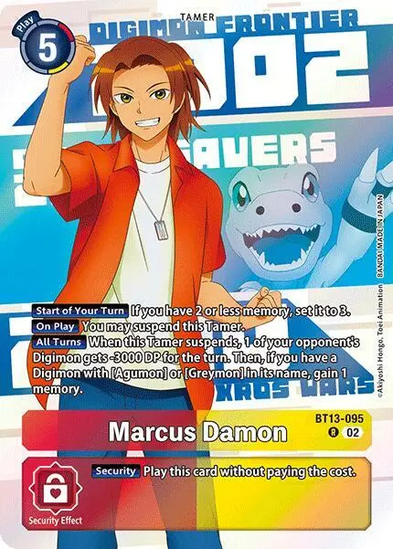 Marcus Damon (Digimon Animation Series 25th Anniversary Set) card art