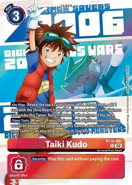 Taiki Kudo (Digimon Animation Series 25th Anniversary Set) card art