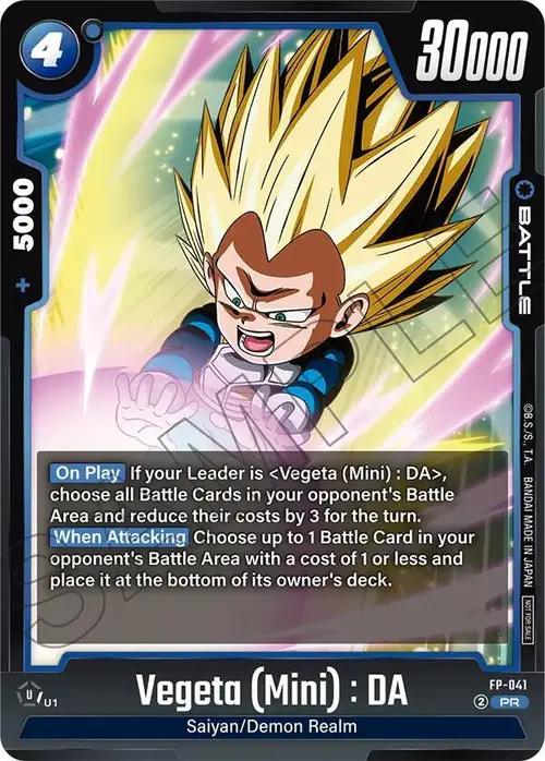 Vegeta (Mini) : DA card art
