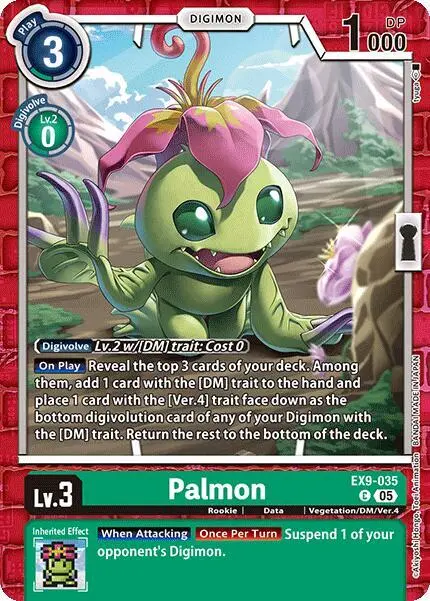 Palmon card art
