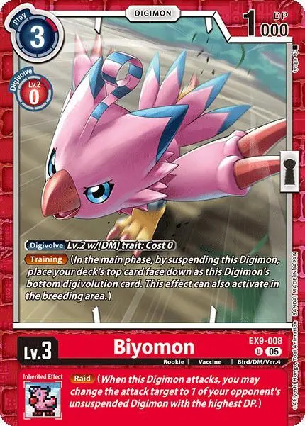Biyomon card art