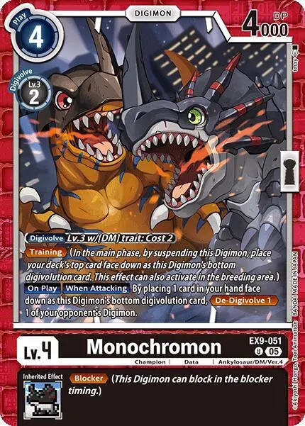 Monochromon card art