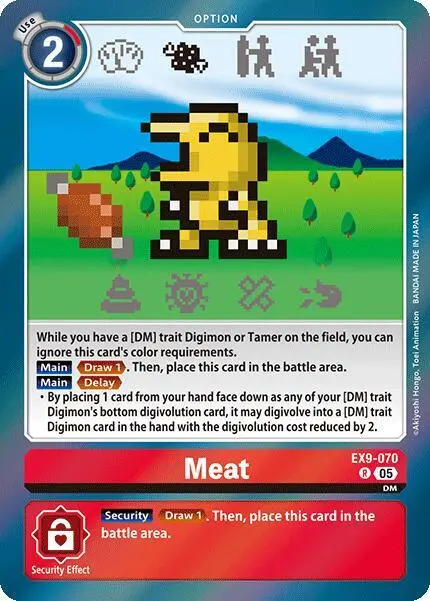 Meat card art