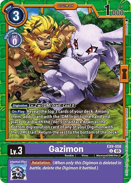 Gazimon card art