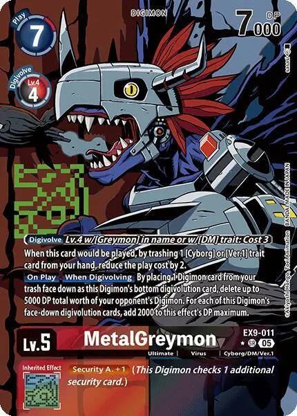 MetalGreymon (Alternate Art) card art