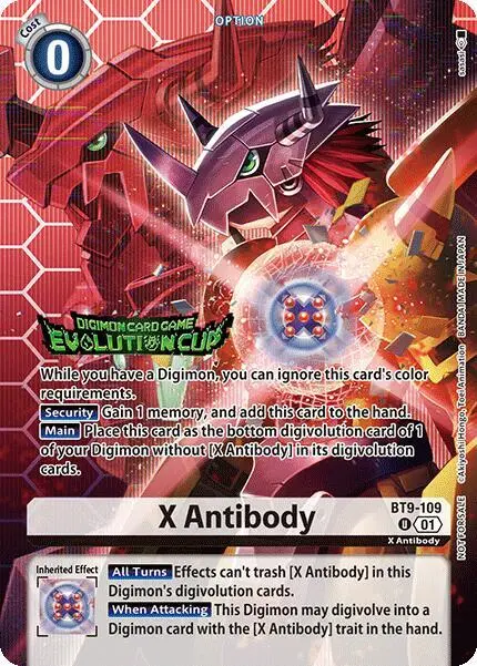X Antibody (Evolution Cup 2025 Vol. 1) card art