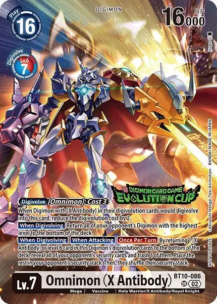 Omnimon (X Antibody) (Evolution Cup 2025 Vol. 1) card art