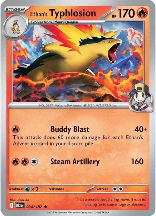 Ethan's Typhlosion card art