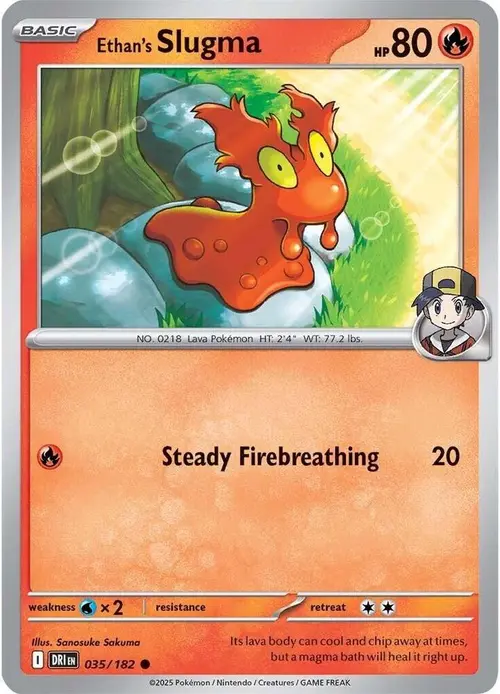 Ethan's Slugma card art
