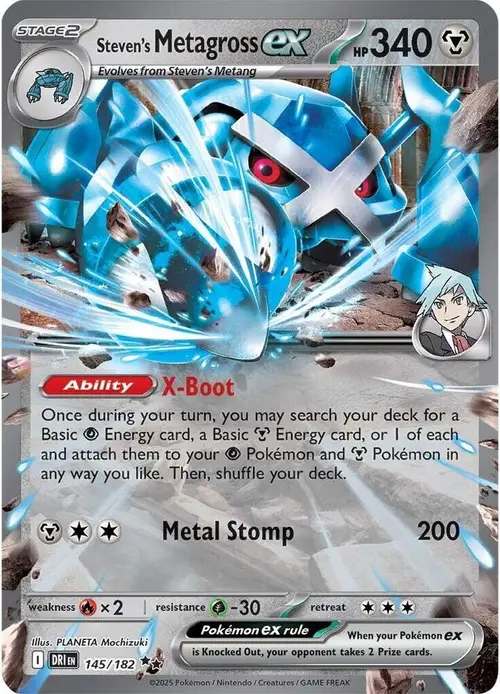 Steven's Metagross ex card art