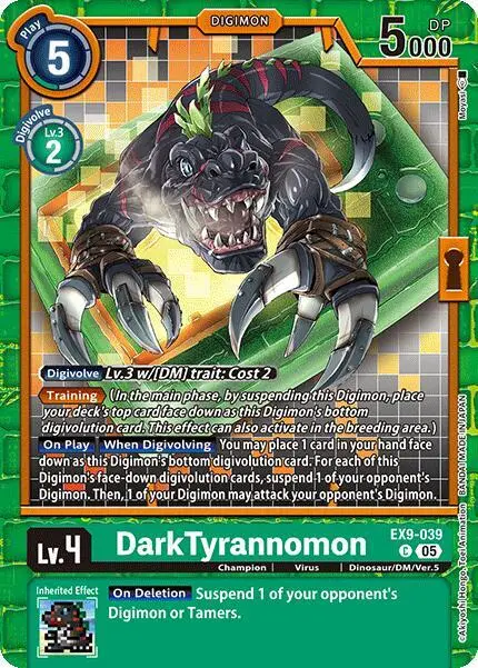 DarkTyrannomon card art