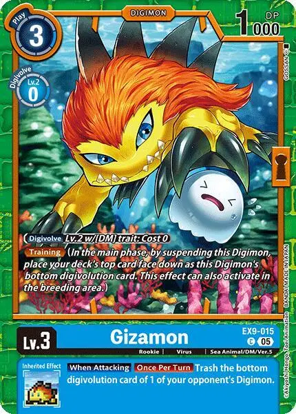 Gizamon card art