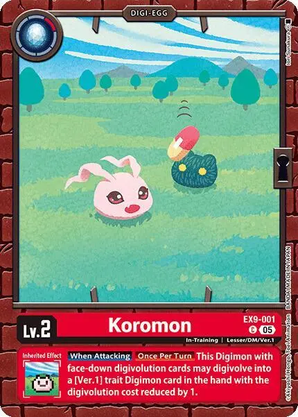 Koromon card art