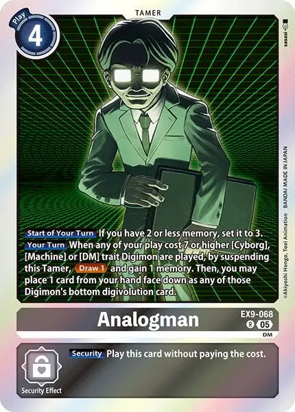 Analogman card art