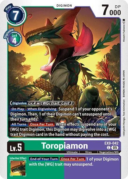 Toropiamon card art