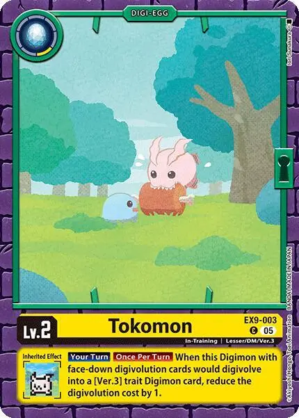 Tokomon card art