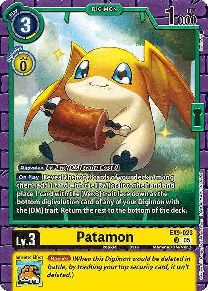 Patamon card art