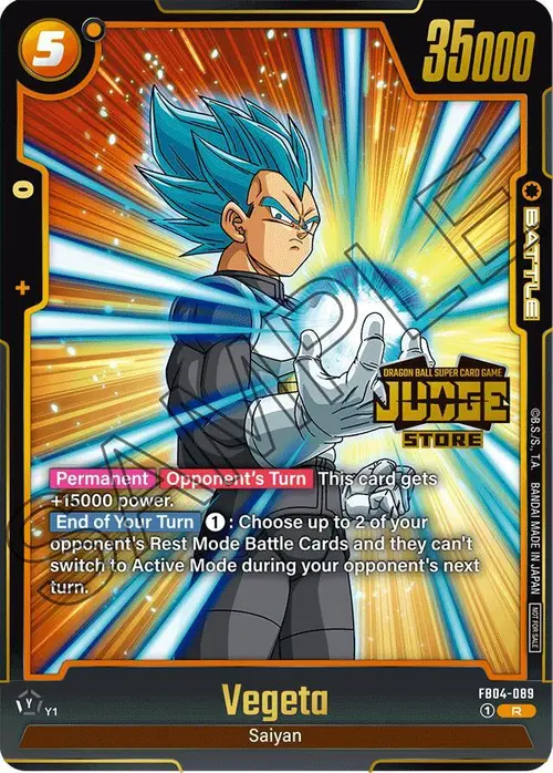 Vegeta (Judge Pack (Store Judge) 03) card art