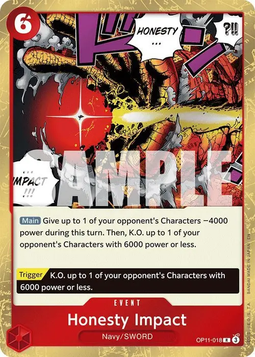 Honesty Impact card art