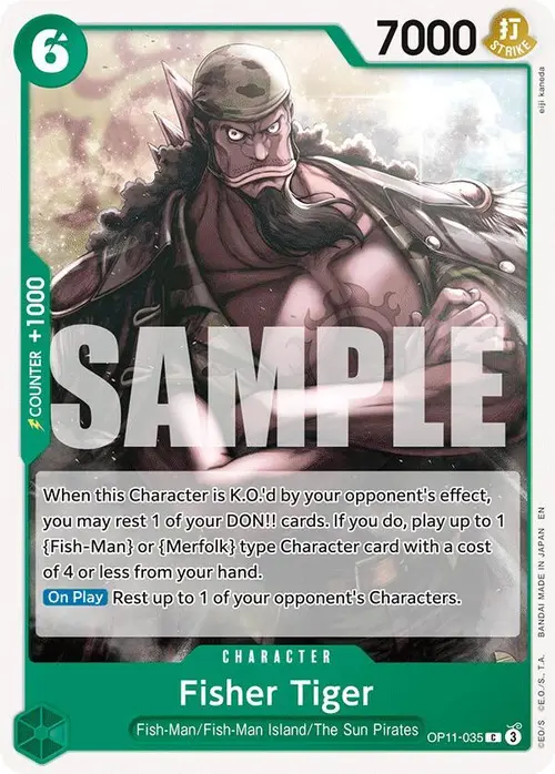 Fisher Tiger card art