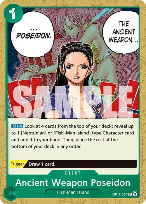 Ancient Weapon Poseidon card art