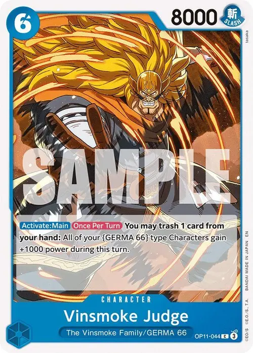 Vinsmoke Judge card art