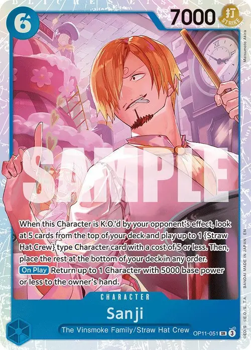 Sanji card art