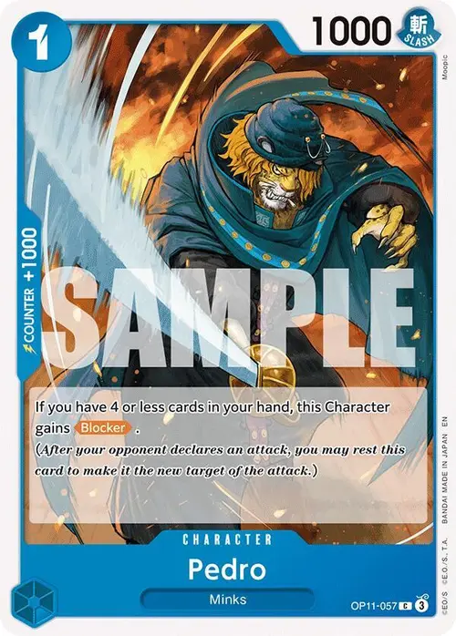 Pedro card art