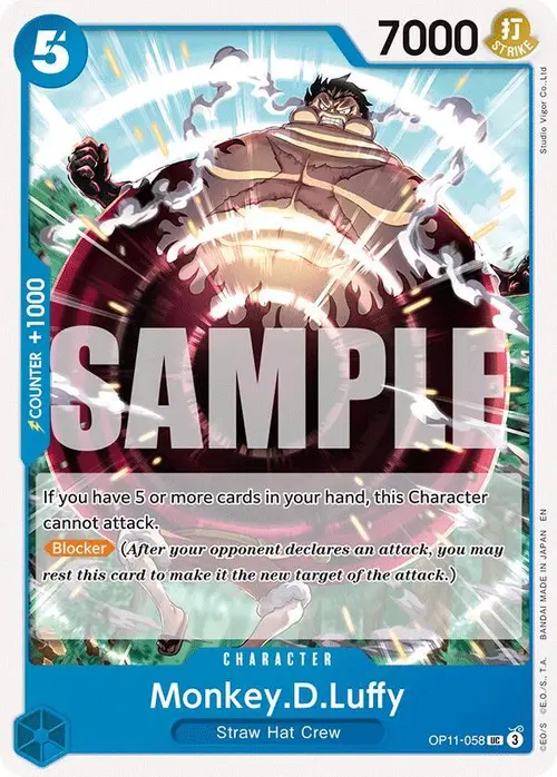 Monkey.D.Luffy (058) card art